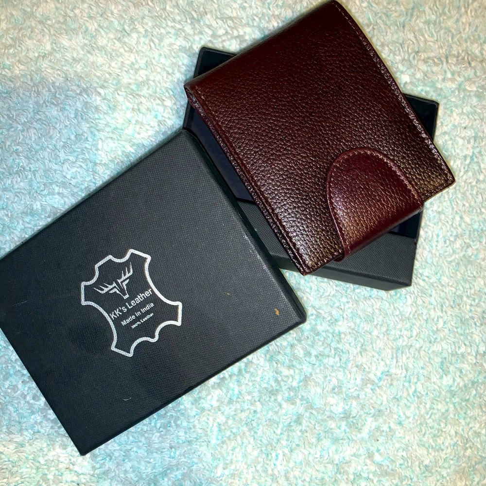 100% authentic leather wallet